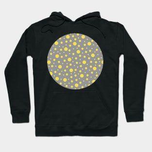 Polka Dot Illuminating Yellow / Ultimate Gray Hoodie